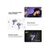 QCY Melobuds N70 Bluetooth Kulaklık 6.0 - Kablosuz Şarj - Hi-Res-LDAC- Mems Tweeter-FastPair-Çift Cihaz Gri