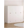Rabi Mobilya Elif Modern 6 Kapak 3 Çekmeceli Gardırop