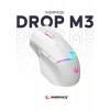 Rampage DROP M3 V2 24000 DPI 3311 Sensor Beyaz RGB Şarjlı Kablosuz 80 Milyon Huano Switch Gaming Oyuncu Mouse