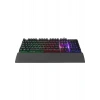 Rampage KB-RX77 Runner Siyah USB Rainbow Aydınlatmalı Ingilizce Klavye Düzeni Us Layout Bilek Destekli Gaming Klavye