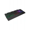 Rampage KB-RX77 Runner Siyah USB Rainbow Aydınlatmalı Ingilizce Klavye Düzeni Us Layout Bilek Destekli Gaming Klavye