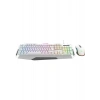Rampage Km-34 Glare Beyaz USB Rgb Aydınlatmalı Q 12800 Dpı Mouse Gaming Oyuncu Klavye Set