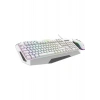 Rampage Km-34 Glare Beyaz USB Rgb Aydınlatmalı Q 12800 Dpı Mouse Gaming Oyuncu Klavye Set