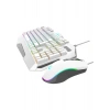 Rampage Km-34 Glare Beyaz USB Rgb Aydınlatmalı Q 12800 Dpı Mouse Gaming Oyuncu Klavye Set