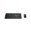 Rampage KM-9858 JAZZY V2 Siyah Usb RGB Aydınlatmalı Q 12800 DPI Mouse Gaming Oyuncu Klavye Mouse Set