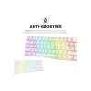 Rampage RADIANT K11 Siyah Type-C Bağlantılı RGB Puding Tuşlu US Layout (ingilizce Q Klavye) Red Switch Gaming Oyuncu Klavye