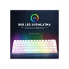 Rampage RADIANT K11 Siyah Type-C Bağlantılı RGB Puding Tuşlu US Layout (ingilizce Q Klavye) Red Switch Gaming Oyuncu Klavye