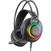 Rampage RM-K27 X-JAMMER Rainbow Ledli PC USB 3.5M PS4-XBOX-Mobile Gaming Oyuncu Mikrofonlu Kulaklık