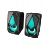 Rampage RMS-G19 2.0 5 Watt LED Işıklı Siyah Multimedia Speaker