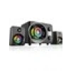 Rampage RMS-G8 2+1 25W Bluetooth +USB-SD-FM Rainbow Siyah Led Işıklı Oyuncu Ses Sistemi