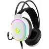 Rampage ROGUE Beyaz USB 7.1 Surround RGB Ledli Gaming Oyuncu Mikrofonlu Kulaklık