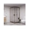 Raumark Bronze Quandrum 6mm Şeffaf Cam Kare Duşakabin