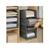 Raylı Elbise Dolap İçi Organizer, 3lü Set ile Üst Üste Dizilebilir Tasarım