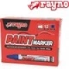 Rayno Paint Marker Kalem Mavi 12 Li - Rynpmm
