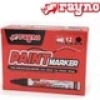 Rayno Paint Marker Kalem Siyah 12 Li - Rynpms