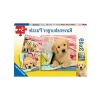 Renkli 3+ Yaş İçin 3x49 Parça Puzzle - Eğlenceli Oyun Seti
