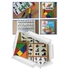 Renkli Ahşap Kare Tangram Zeka Oyunu, 7 Parça 17x17cm
