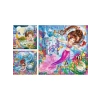 Renkli Deniz Kızı Temalı 49 Parça Puzzle