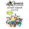 Renkli Harita Çivisi - 100lü Paket, Pano İğnesi