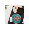 Renkli Mandala Tasarımlı Yuvarlak Mouse Pad, 20 x 20 cm