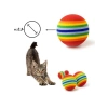 Renkli Sünger Kedi Oyun Topu - 4lü Set