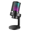 RGB Kontrollü USB Mikrofon, Oyun ve Yayın İçin Uygun Tasarım