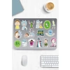Rick And Morty Temalı Sticker Seti, 2 Adet
