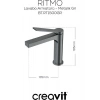 Ritmo Metalik Gri Batarya Seti 3’lü Banyo-Lavabo-Evye