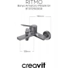 Ritmo Metalik Gri Batarya Seti 3’lü Banyo-Lavabo-Evye