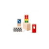 Roadblocks Set Traffic Signs