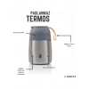 Robeve 450ML Bebek Mama Saklama Termosu Vakumlu Çift Taraflı Termos