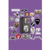 Rock Müzik Temalı Sticker Paketi, Laptop ve Defter İçin