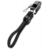 S-link Armor CL-020 30W 20 cm Type-C to Lightning PD Örgülü Metal Başlıklı Siyah Hızlı Şarj Kablosu
