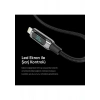 S-Link Armor Led Cl-030 30W 1 Metre Type-C To Lightning Pd Örgülü Led Başlıklı Siyah Hızlı Şarj Kablosu
