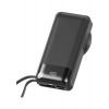 S-Link G360 10000Mah Pd35W+Magsafe 15W Type-C Kablolu Siyah Lcd Taşınabilir Powerbank