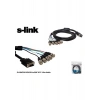 S-Link Sl-Bnc018 Hd15m To Bnc M*5 1.8M Kablo