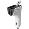 S-Link SL-BT245 Bluetooth Kulaklık ve TF+USB FM Transmitter 5V 3.1A Hızlı Şarj Özelliği
