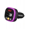 S-Link SL-BT306 Çift USB 5V 3.1A Rainbow Işıklı LED Ekran Tf Kartlı V5.0 Bluetooth Fm Transmitter