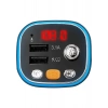 S-Link SL-BT306 Çift USB 5V 3.1A Rainbow Işıklı LED Ekran Tf Kartlı V5.0 Bluetooth Fm Transmitter