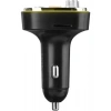 S-Link SL-BT306 Çift USB 5V 3.1A Rainbow Işıklı LED Ekran Tf Kartlı V5.0 Bluetooth Fm Transmitter