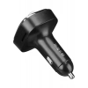 S-Link SL-BT306 Çift USB 5V 3.1A Rainbow Işıklı LED Ekran Tf Kartlı V5.0 Bluetooth Fm Transmitter