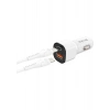 S-Link SL-EC38PD Typec To Typec Kablolu 38W Pd + USB Qc3.0 Beyaz Araç Şarj Cihazı