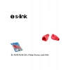 S-link SL-RJ40 RJ45 25 Li Paket Kırmızı Jack Kılıfı