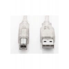 S-Link Sl-U2007 S-Lınk 7 Metre Usb 2.0 Şeffaf Yazıcı Kablosu