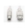 S-Link Sl-U2007 S-Lınk 7 Metre Usb 2.0 Şeffaf Yazıcı Kablosu