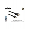 S-Link Slx-910 Hdmı To Mini Hdmı 1.5M Altın Uçlu 24K + Kor.Kılıf 1.4 Ver. 3D Kablo