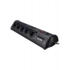 S-Link Spg3-J-5 1.5 Metre 306Joule 5 Li Akım Korumalı Priz Siyah