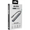 S-Lınk SW-U324 3*usb2.0, 1*usb3.0 Type-C Metal USB Hub Çoklayıcı