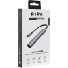 S-Link SWV-USBC024 Macbook Uyumlu 4 In 1 Gri Metal Type-C To 2*usb Usb-C Type-C Çevirici Dönüştürücü