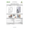 500 ml Sıvı Sabun Dispenseri, Siyah Hazneli Şık Tasarım